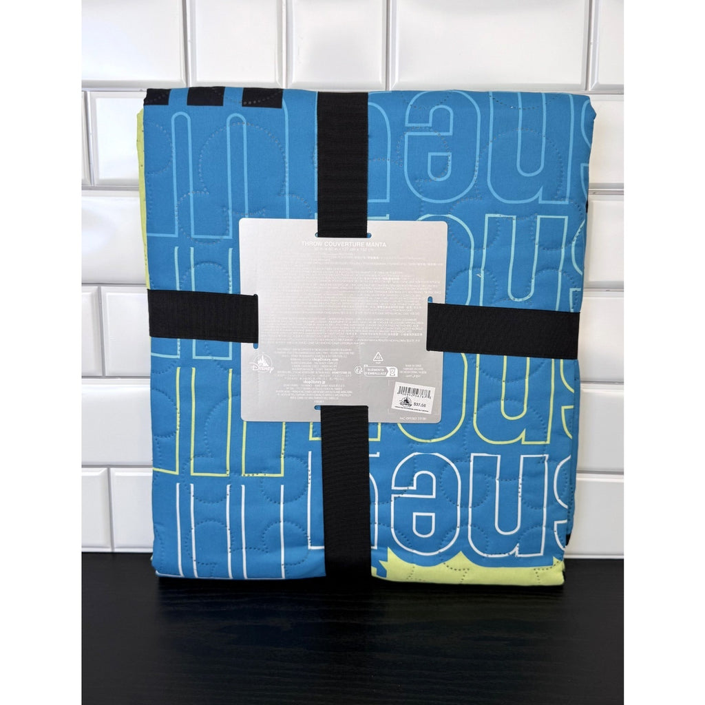 NEW Disney Parks Mickey Castle Quilted Picnic Throw Blanket Waterproof | 50"x60"