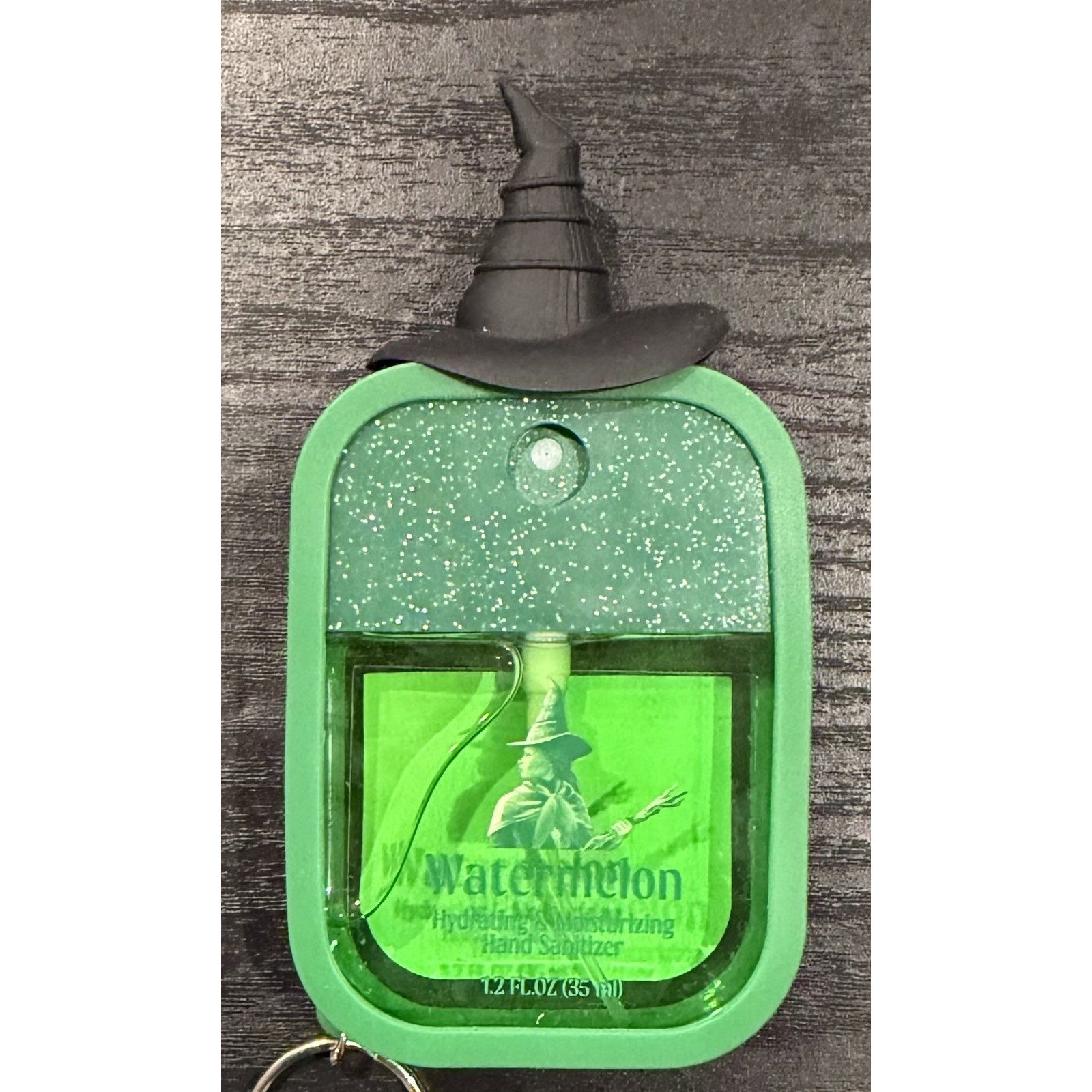 Wicked: Elphaba Watermelon Hand Sanitizer Keychain NEW