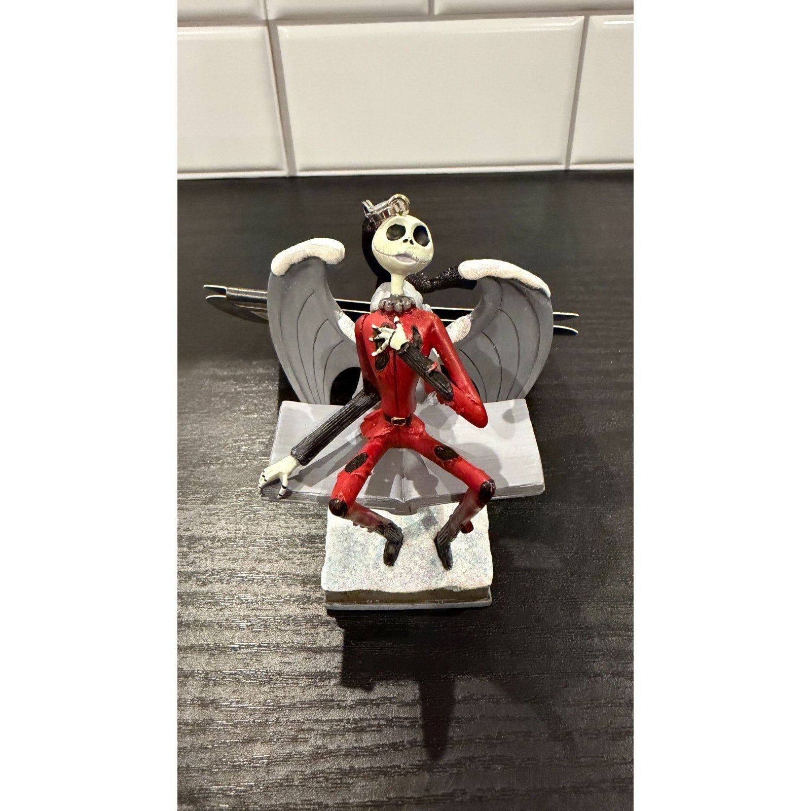 NWT Disney Sketchbook Nightmare Before Christmas Jack Skellington Angel Ornament