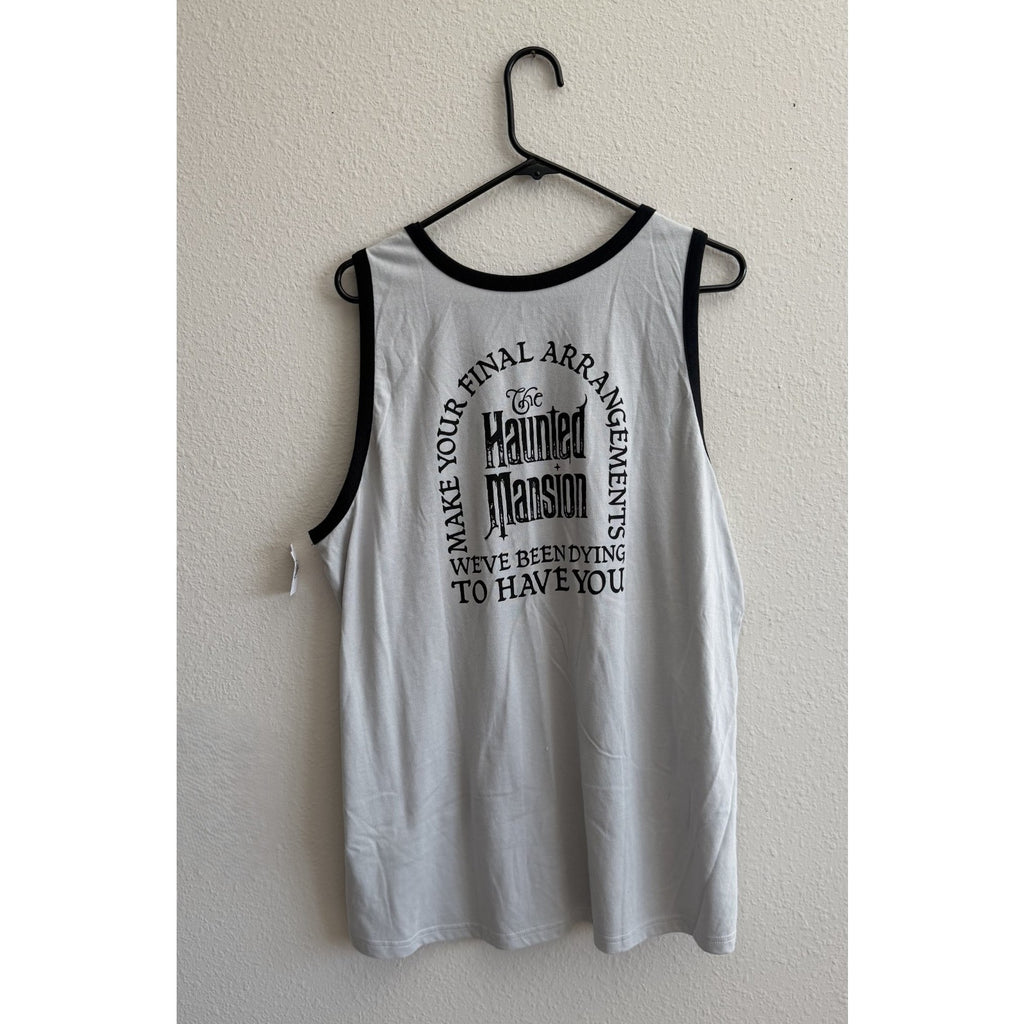 Disney Parks Haunted Mansion Hitchhiking Ghosts Tank Top Adult Large NWT