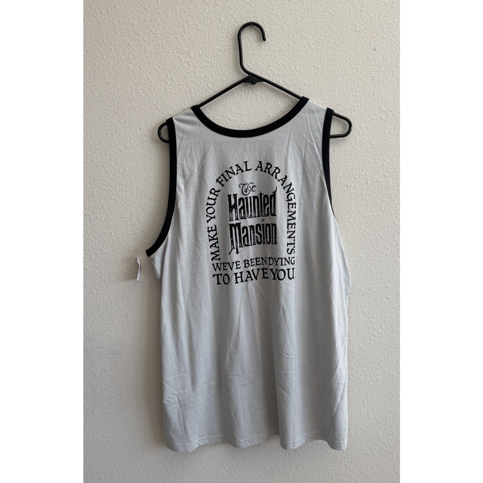 Disney Parks Haunted Mansion Hitchhiking Ghosts Tank Top Adult Large NWT