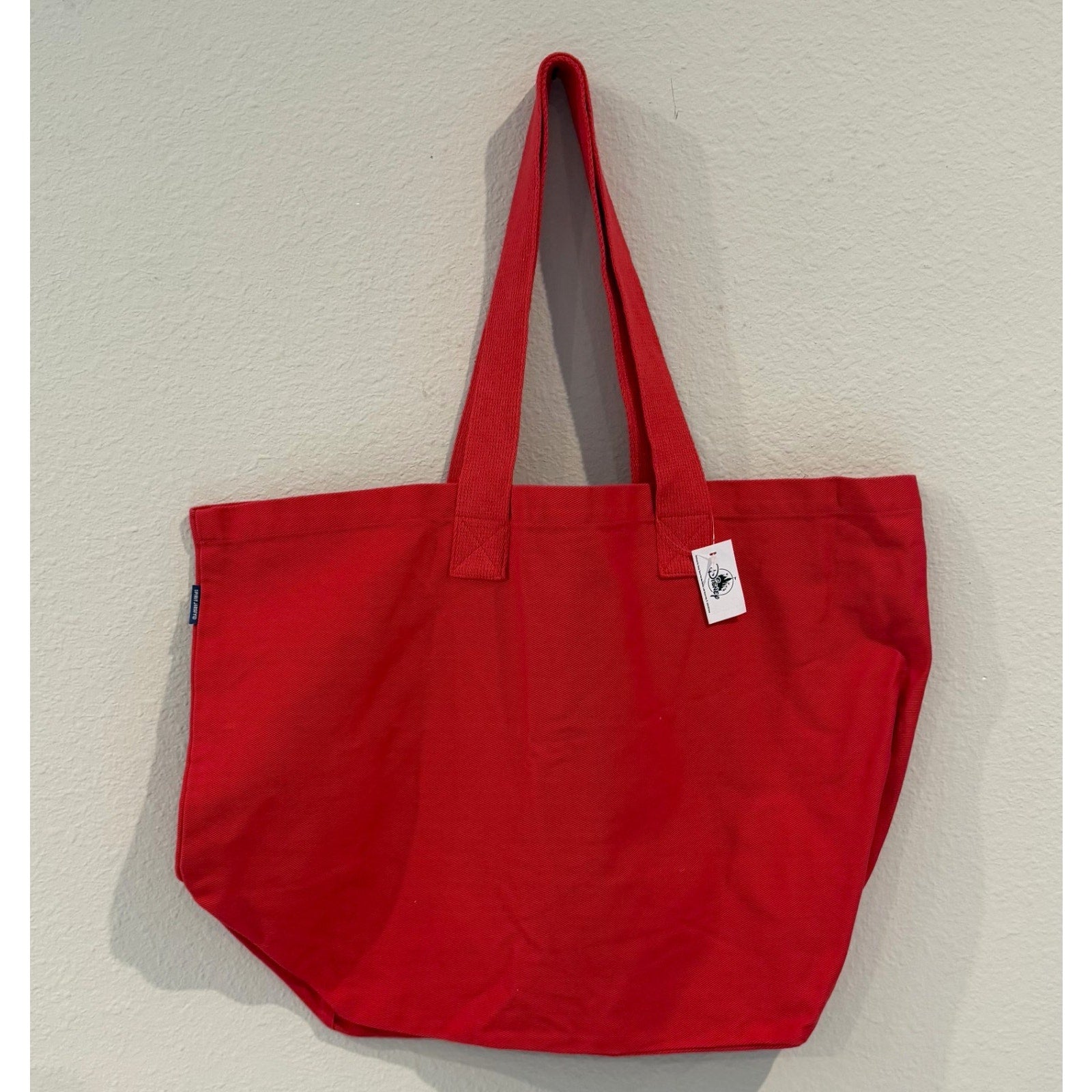 Disney Parks Walt Disney World Mickey Mouse Spirit Jersey Red Tote Bag NWT
