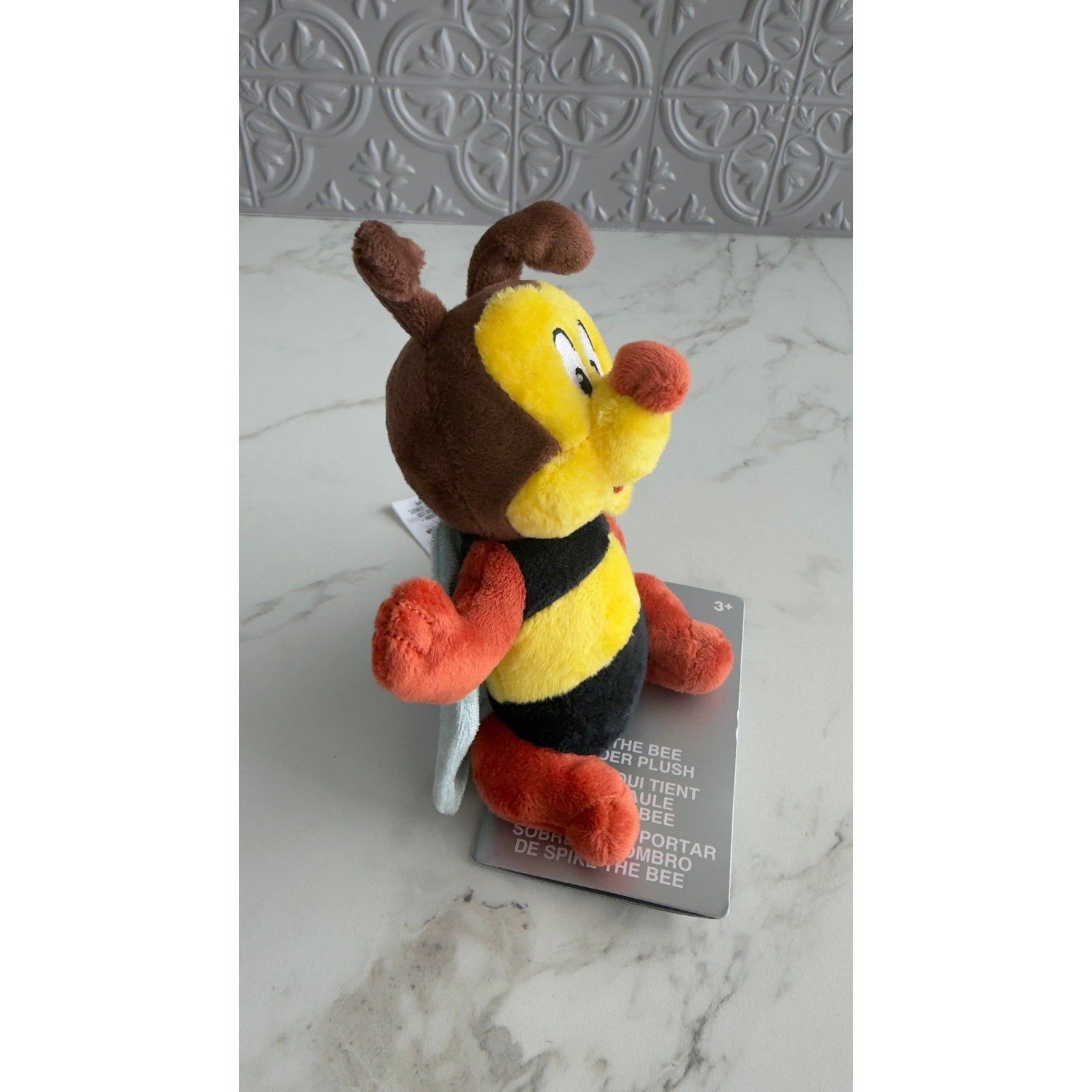 Disney Parks Spike the Bee Magnetic Shoulder Plush Flower & Garden NEW