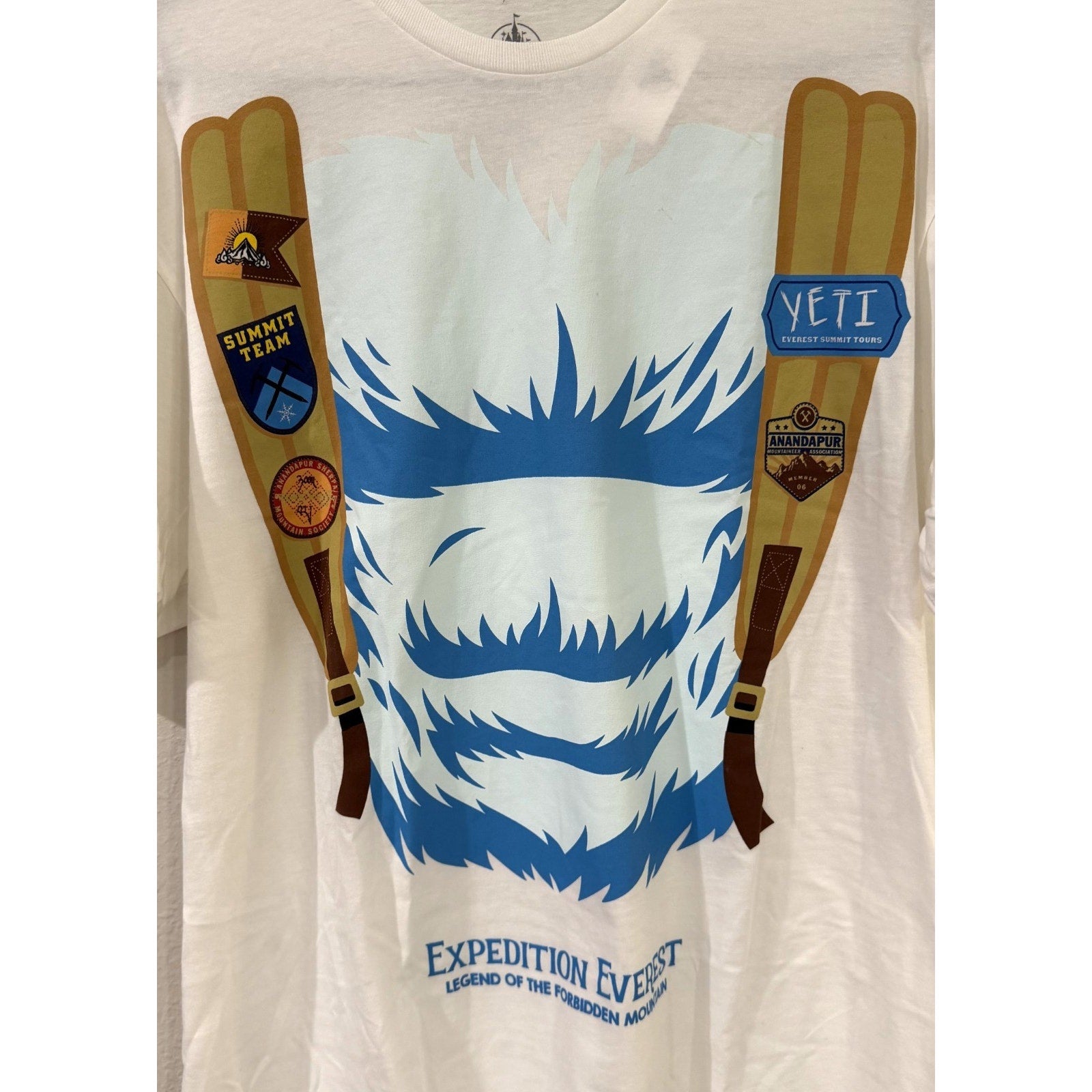 Disney Parks Expedition Everest Yeti T-Shirt Forbidden Animal Kingdom Large L