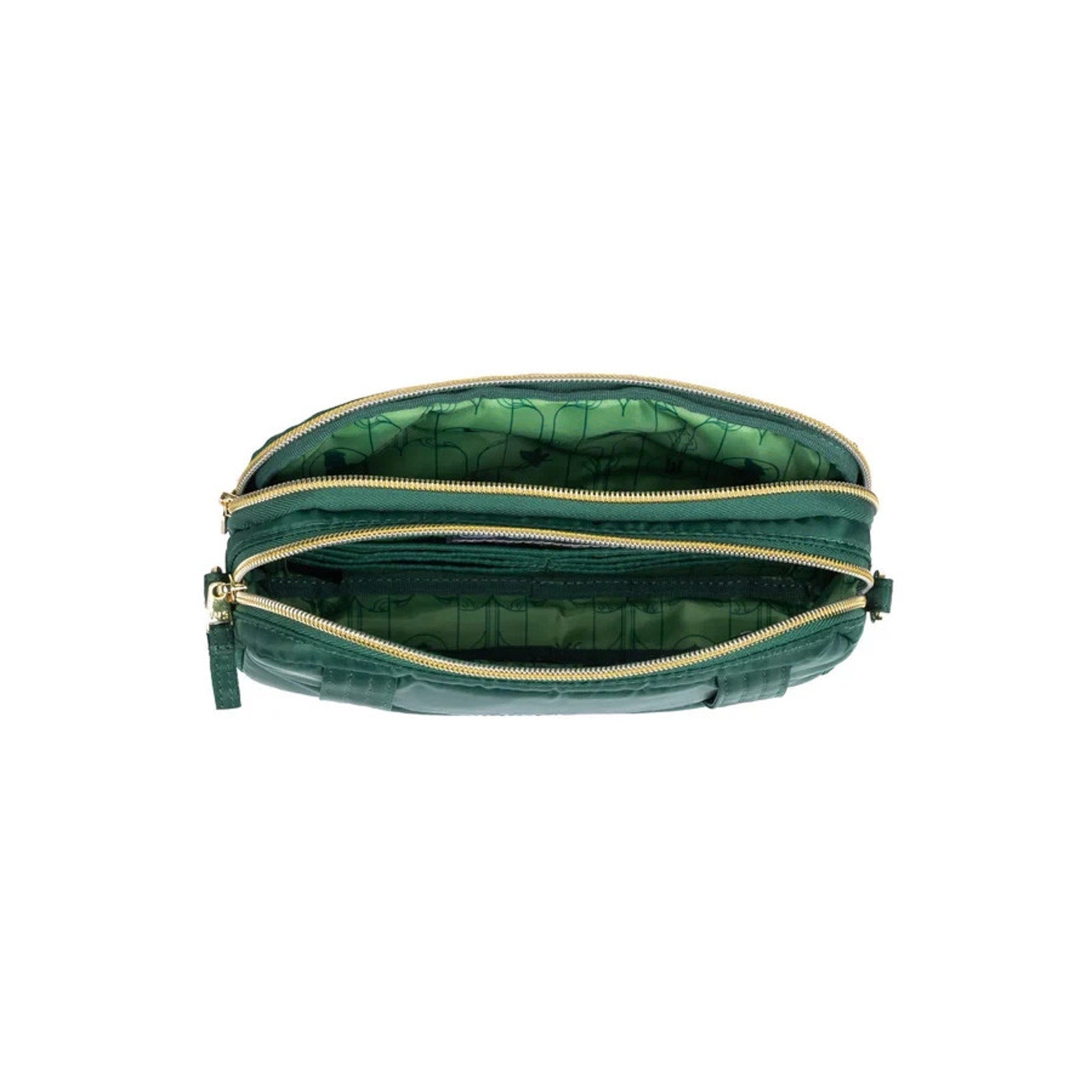 NEW! Wicked x Lug Coupe XL Plus Convertible Crossbody RFID Belt Bag Green