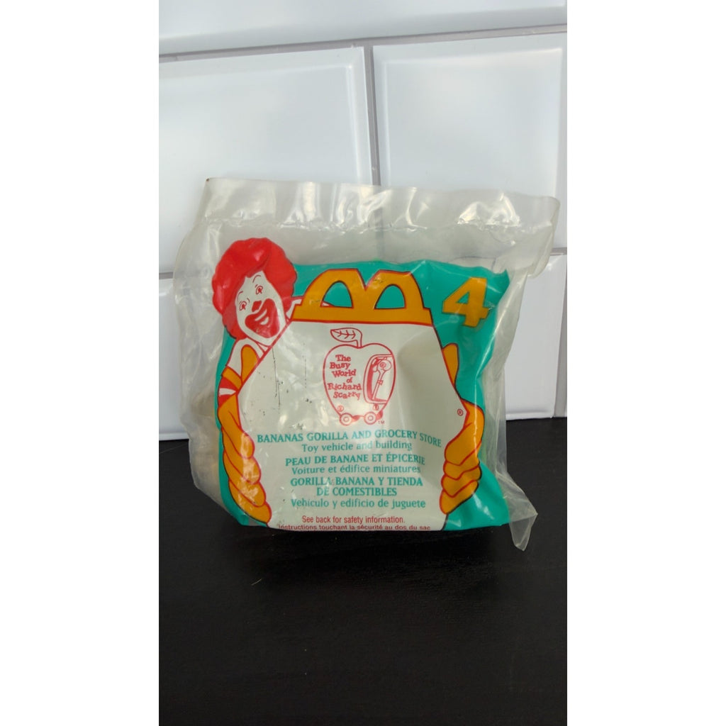 1995 McDonald's Happy Meal Busy World of Richard Scarry #4 Bananas Gorilla NIP