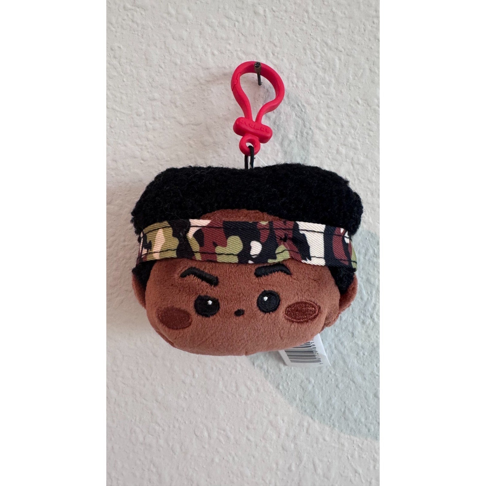 Stranger Things Lucas Clip-On Plush Keychain 3.5" NWT