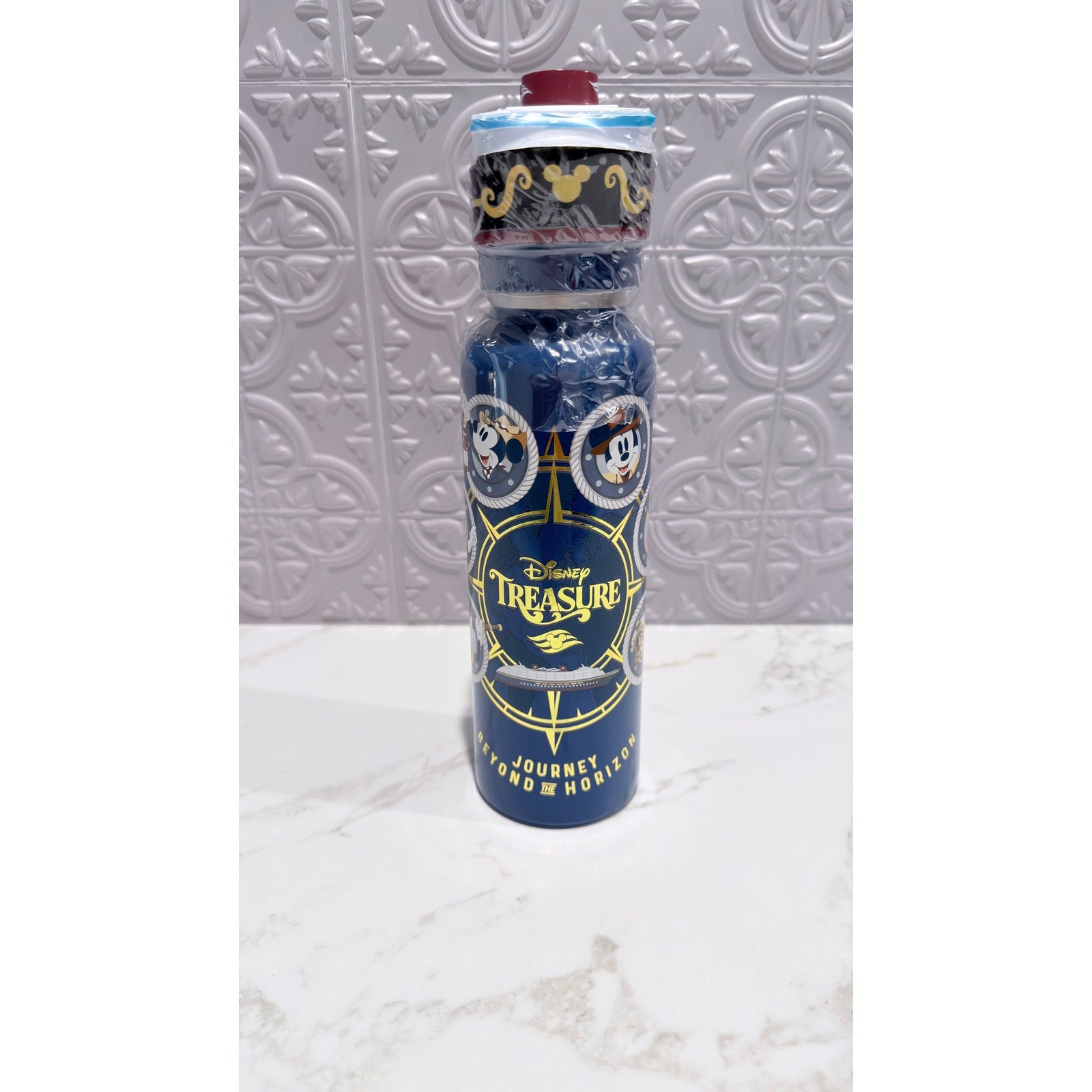 Disney Treasure Cruise Line Mickey & Friends Stainless Water Bottle 19 oz NEW