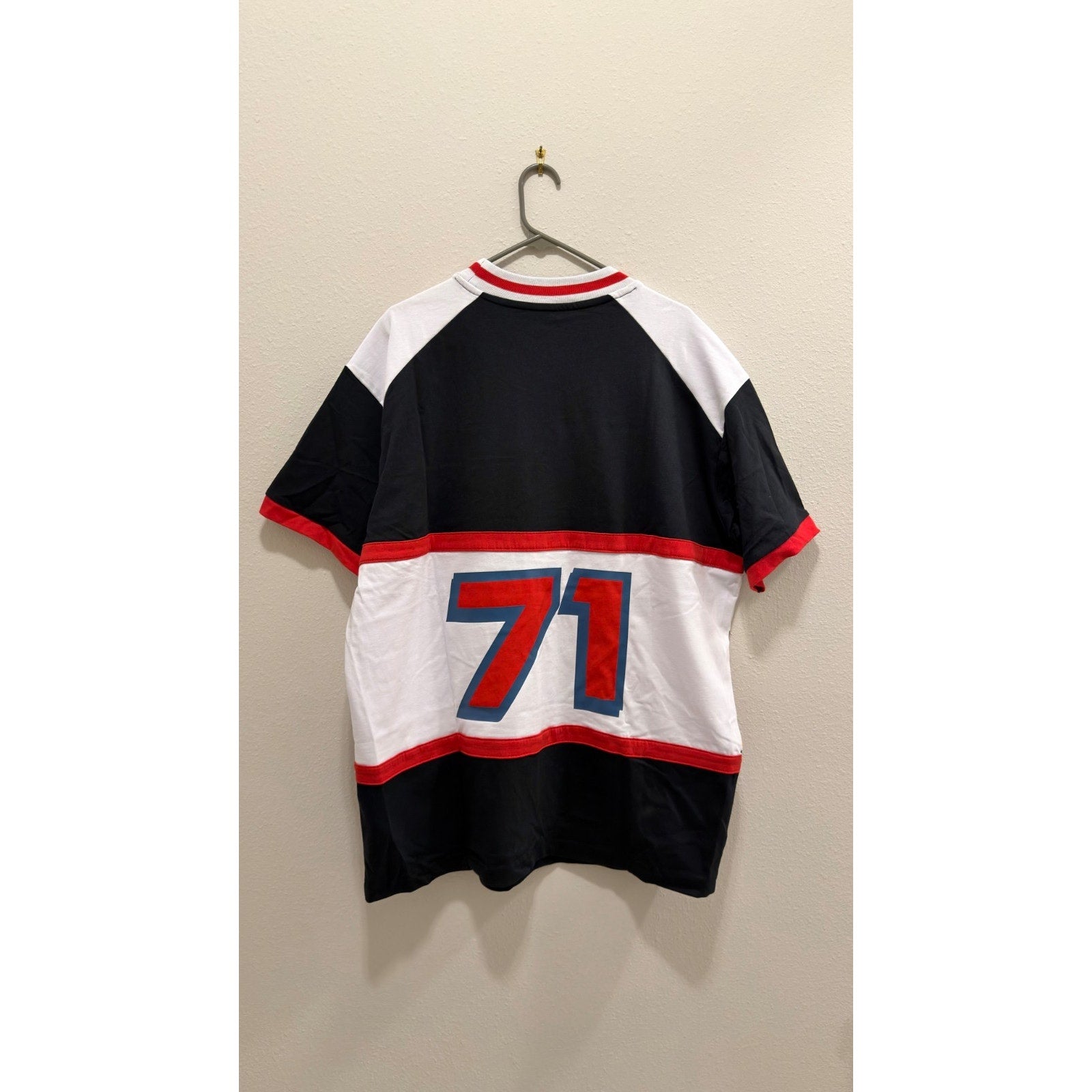 NEW Disney Parks Racing Color-Block Crewneck T-Shirt - Adult Large