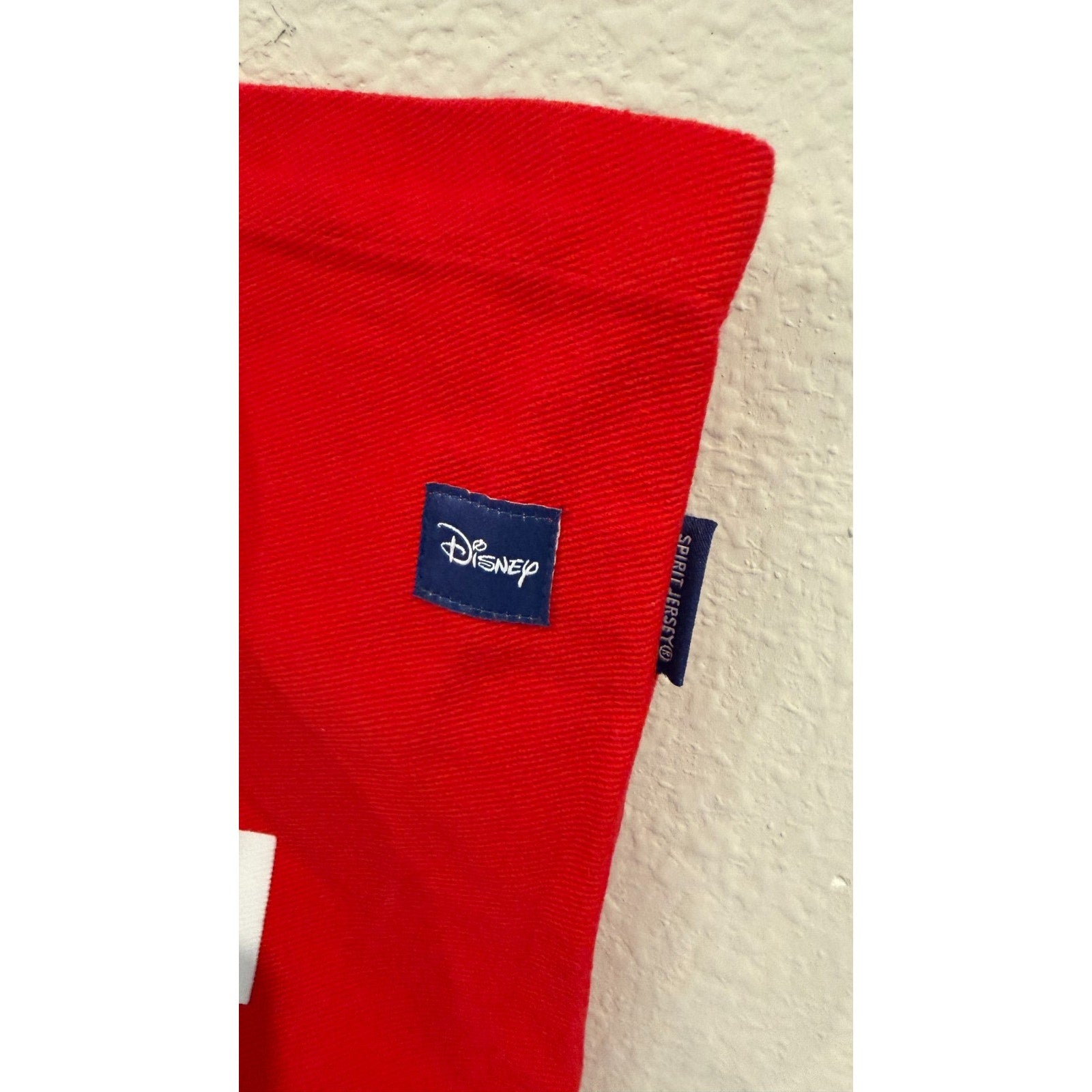 Disney Parks Walt Disney World Mickey Mouse Spirit Jersey Red Tote Bag NWT