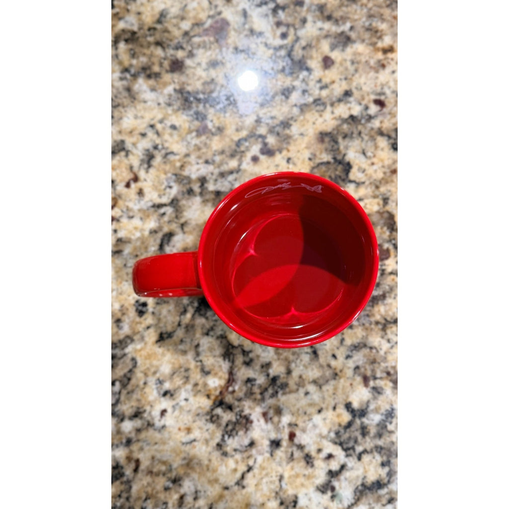 NWT Dolly Parton "Holly Dolly" 16 oz Holiday Mug — Red