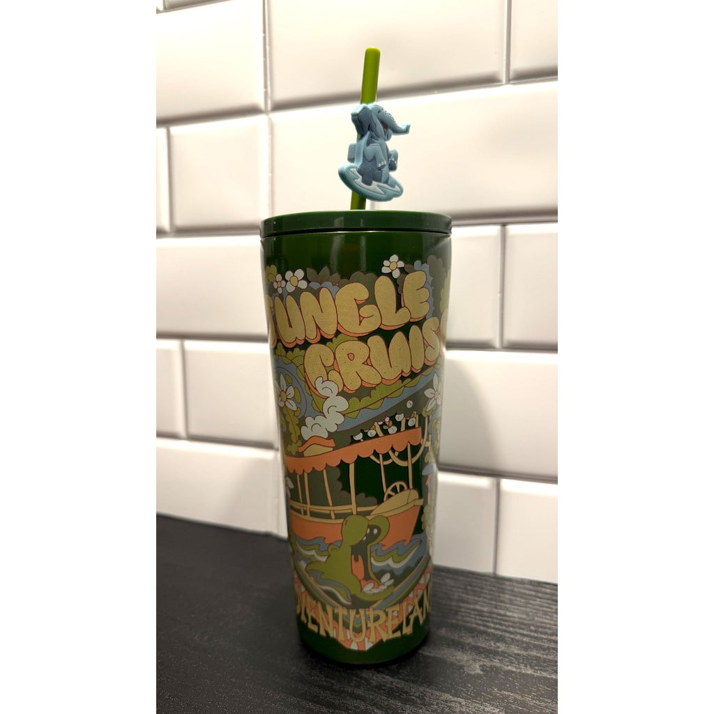 Disney Jungle Cruise Tumbler NEW Adventureland Rides Stainless Steel 22oz
