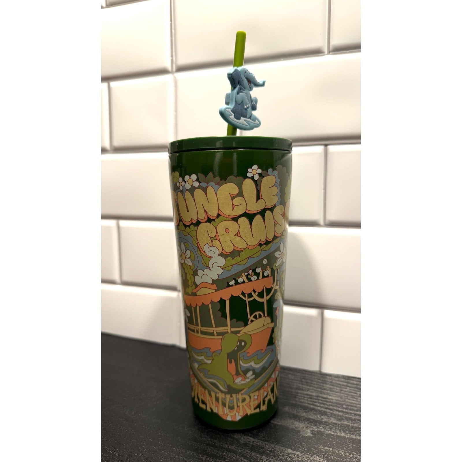 Disney Jungle Cruise Tumbler NEW Adventureland Rides Stainless Steel 22oz