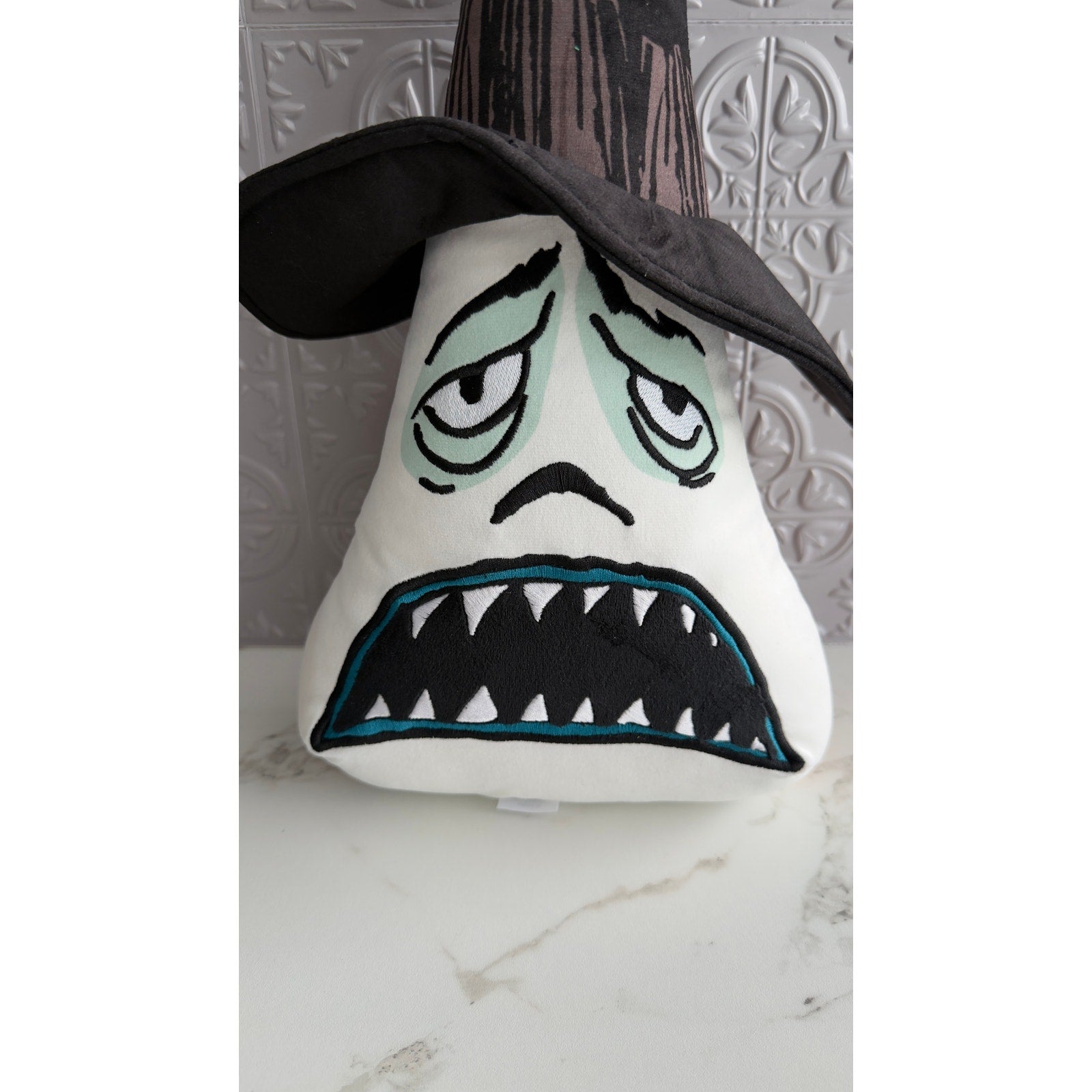 Disney Parks Nightmare Before Christmas Mayor 2-Sided Plush Throw Pillow NWT