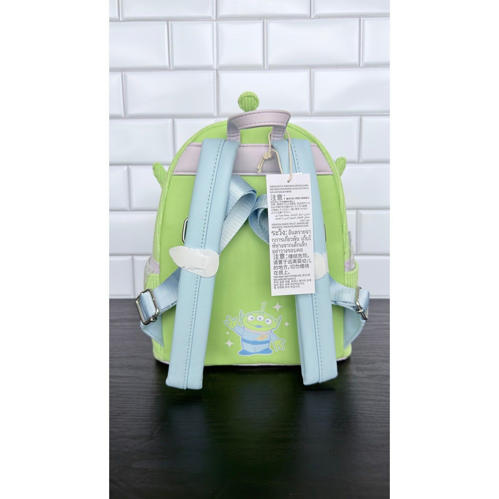 Loungefly x Disney Parks Toy Story Alien Pastel Corduroy Mini Backpack NWT