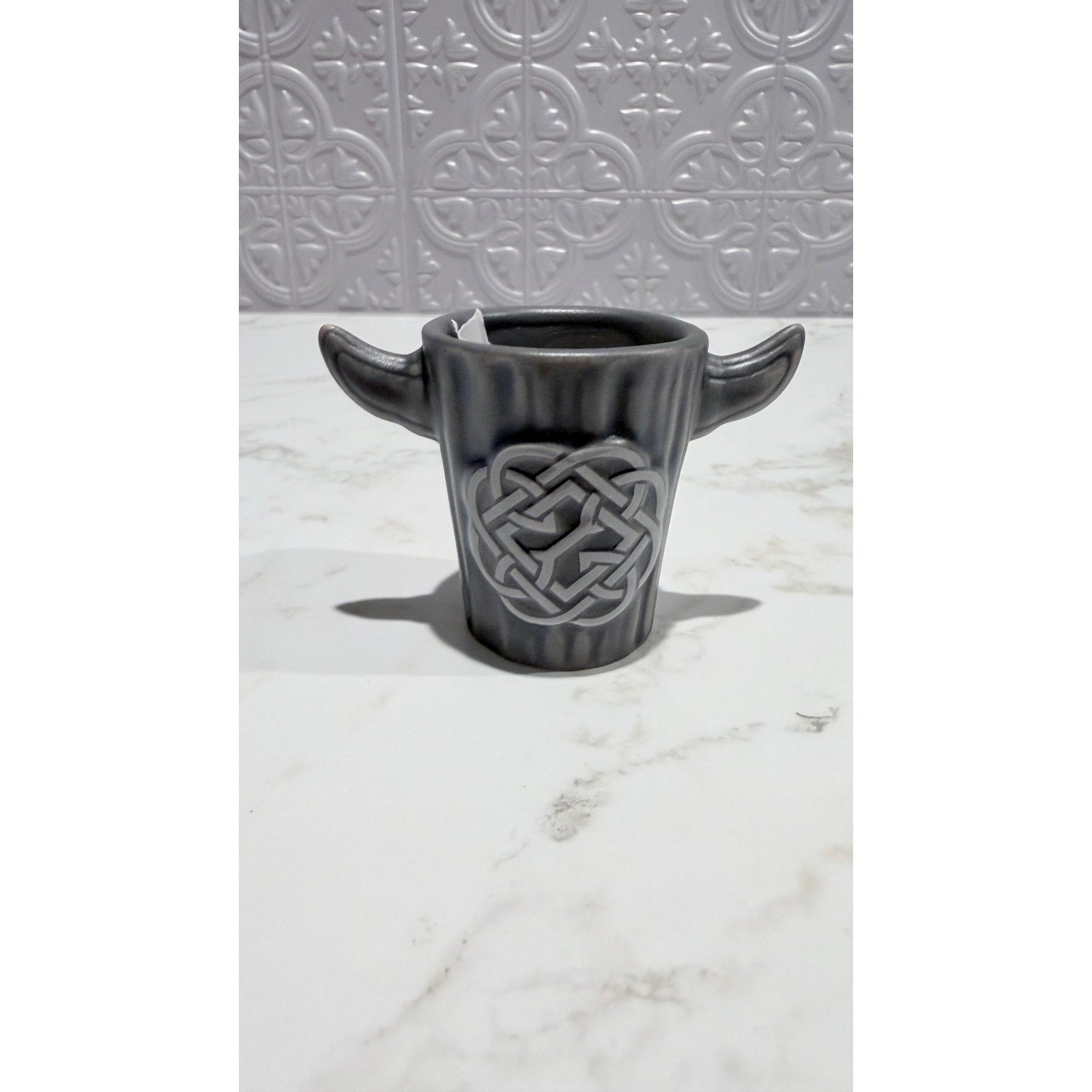 Disney Parks Epcot World Showcase Norway Viking Shot Glass Toothpick Holder NEW