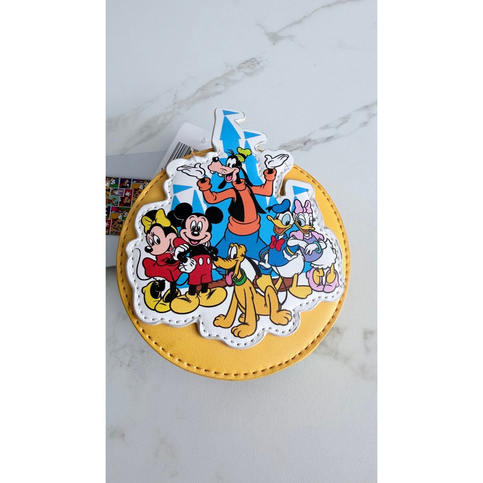 Disney Parks Mickey & Friends Packable Tote Bag Reusable Shopping Bag NEW