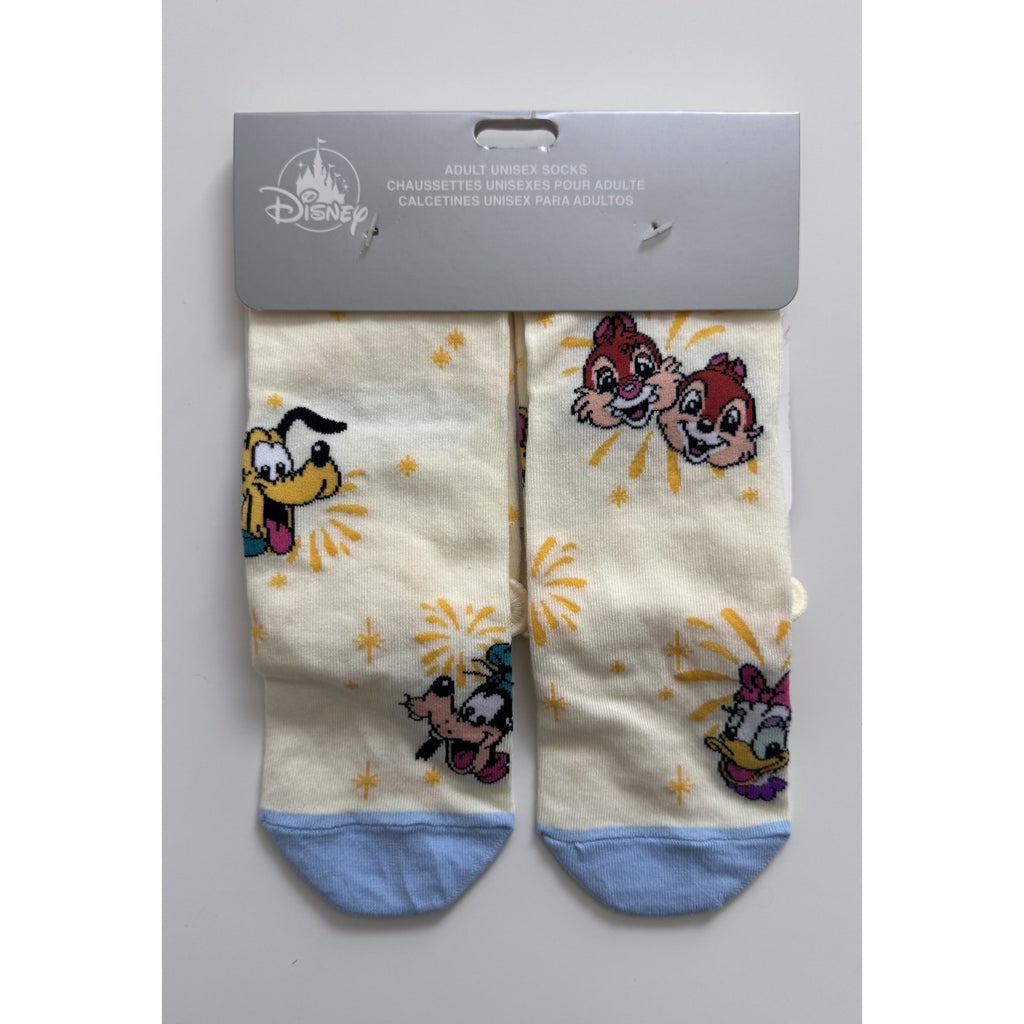 Disney 100th Platinum Anniversary Mickey & Friends Socks (Unisex/NWT)
