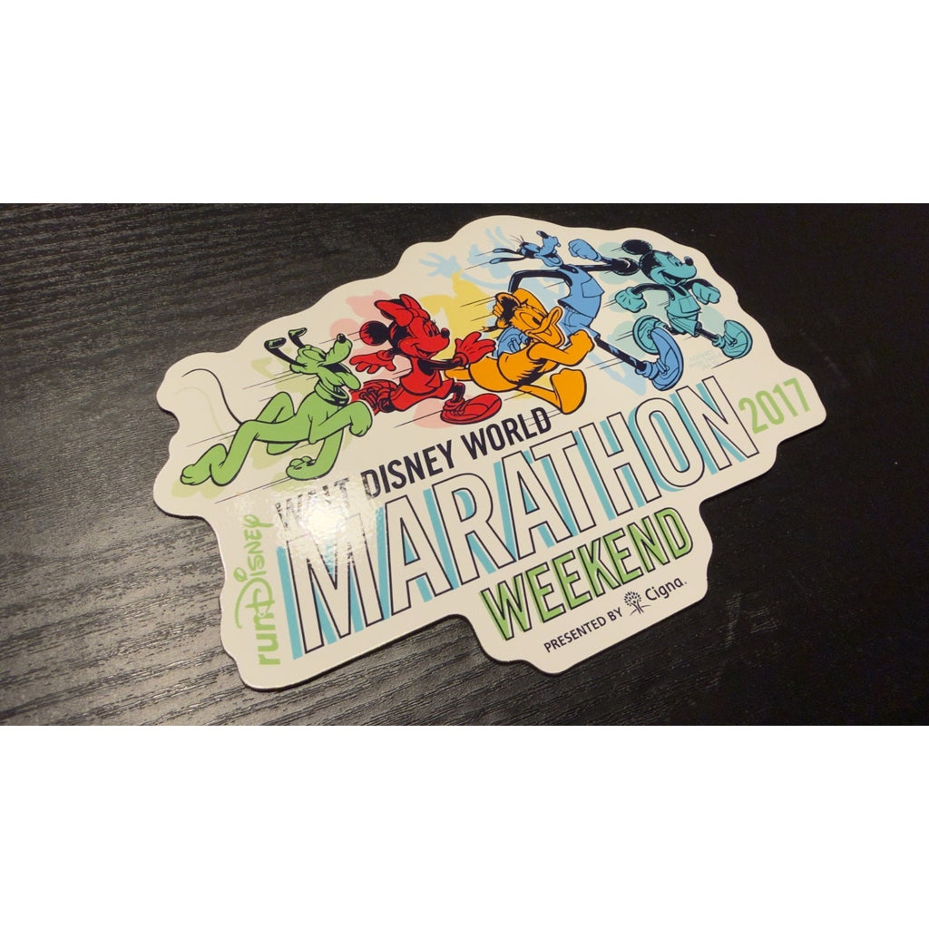 Disney Parks Walt Disney World Marathon Weekend 2017 Car Magnet NWOT