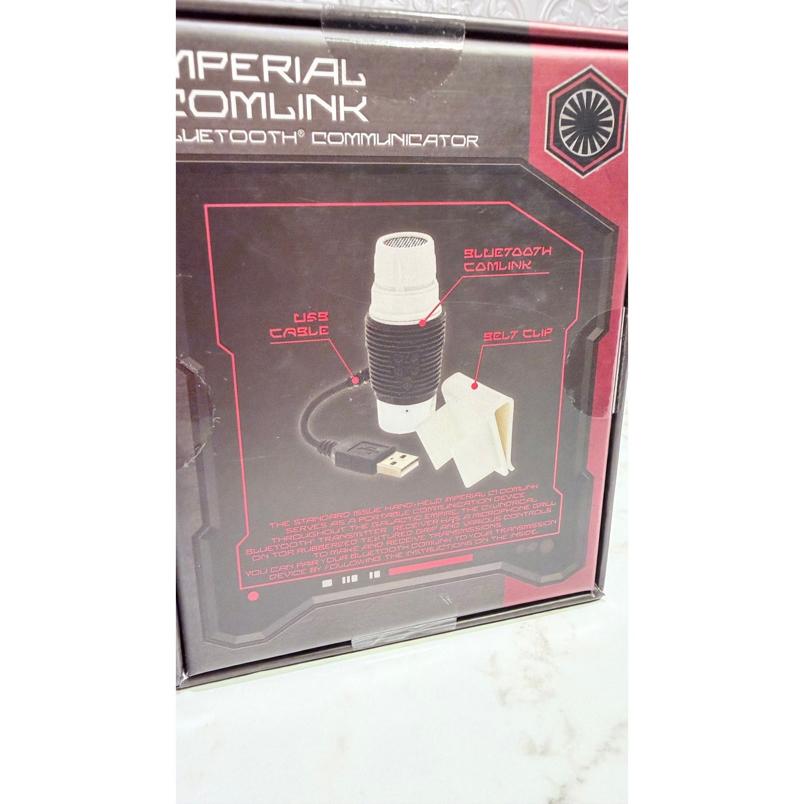 Disney Parks Star Wars Imperial Comlink Bluetooth Communicator NEW