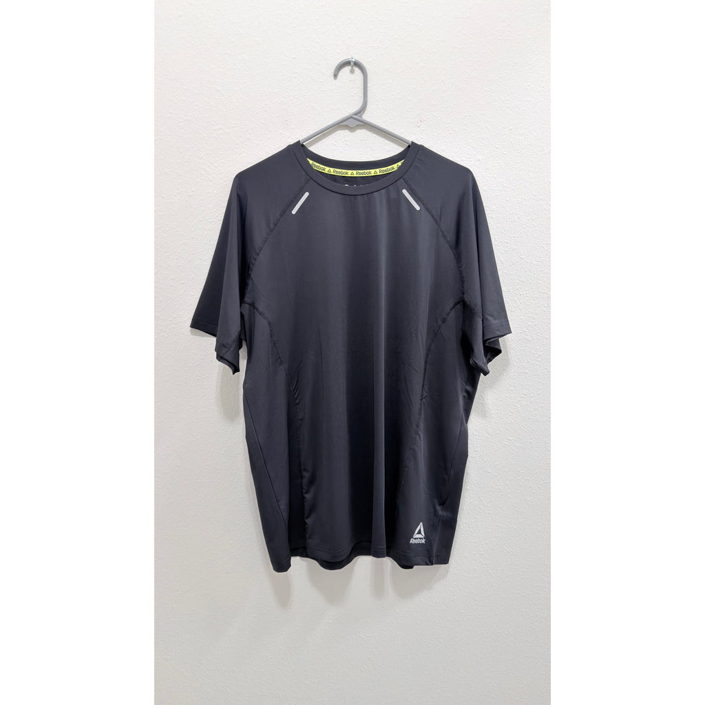 NWOT Reebok Men's Black No Obstacles Performance Tee - Large