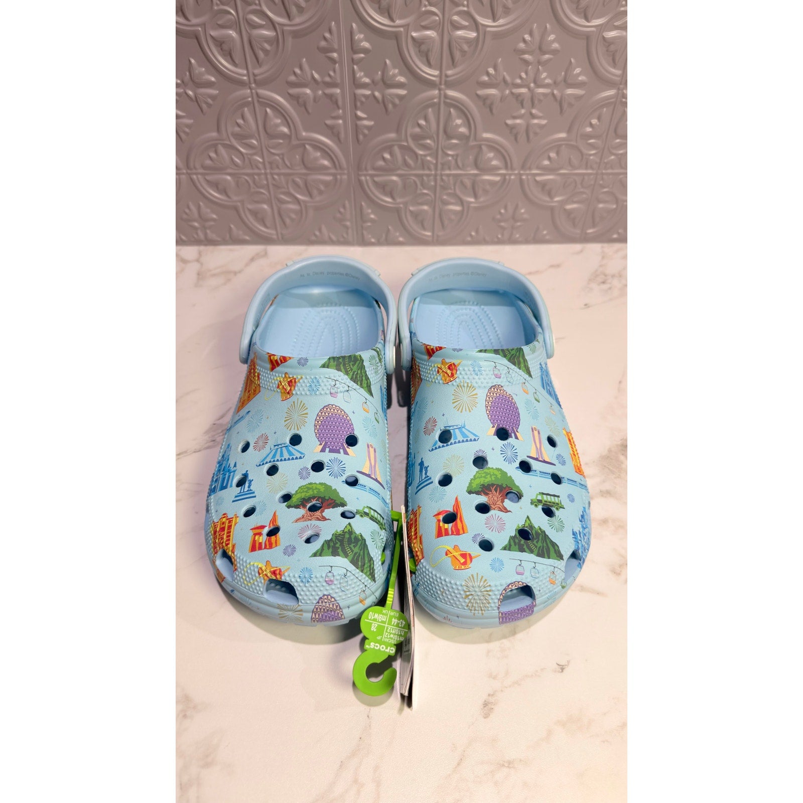 Crocs x Disney Parks WDW Icons Light Blue Adult Men's 10 / Women's 12