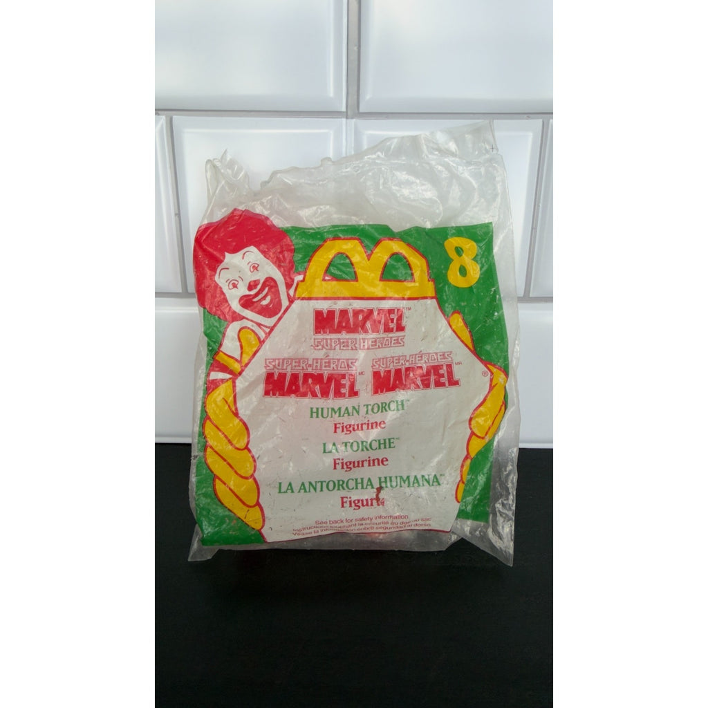 Vintage 1996 McDonald's Happy Meal Toy - Marvel Super Heroes: Human Torch