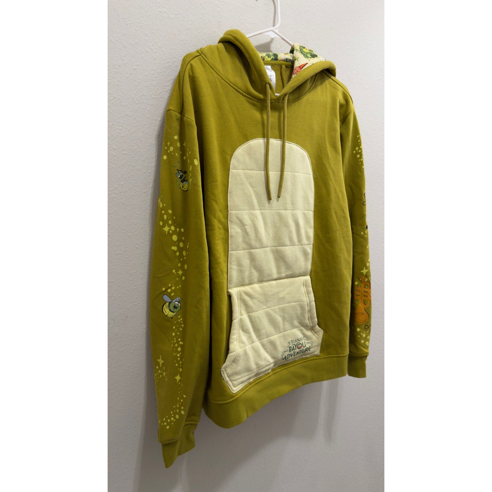 Tiana's Bayou Adventure Louis Costume Pullover Hoodie NWT Adult Large