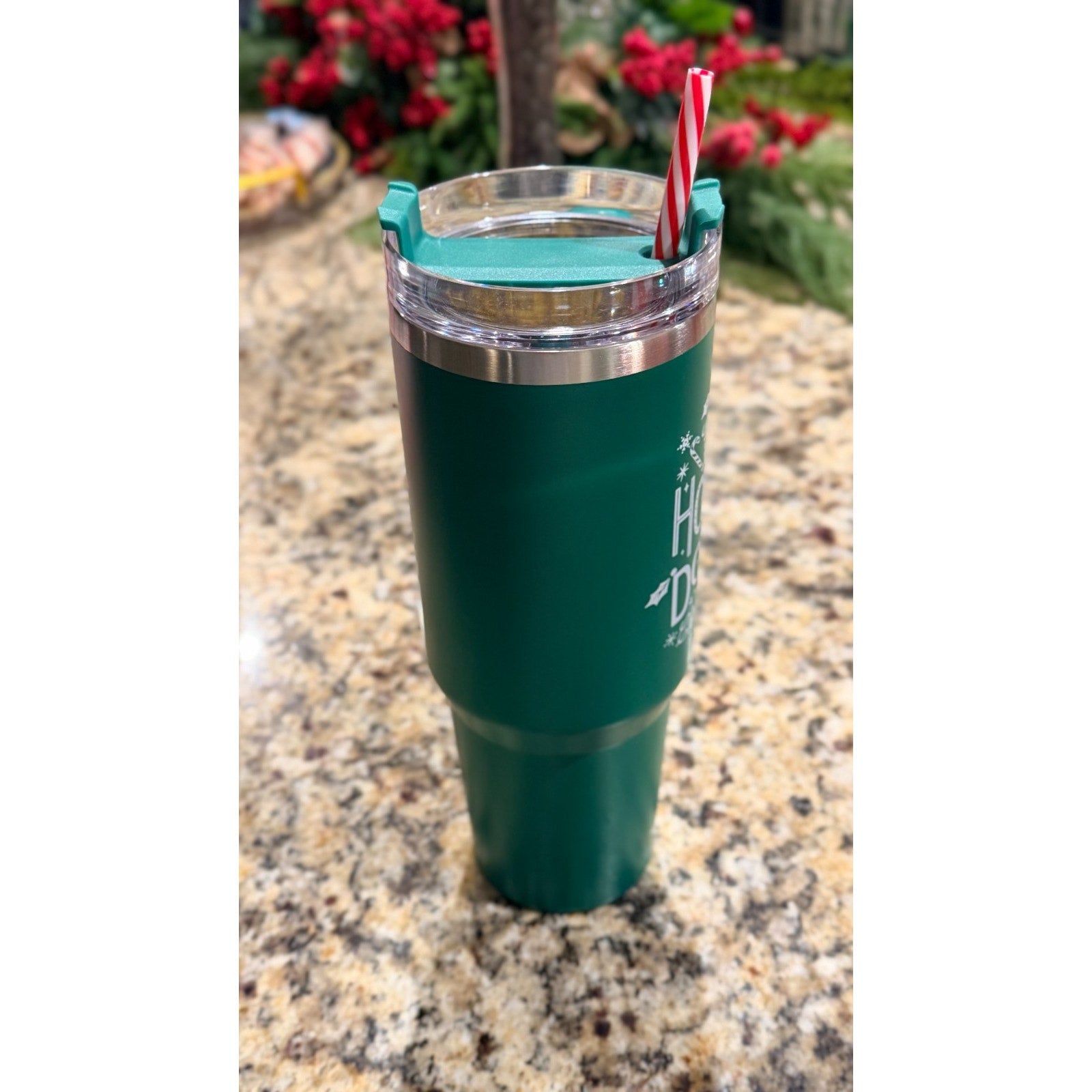 NWT Dolly Parton "Holly Dolly" Forest Green Christmas 2025 Tumbler — 40oz