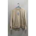 Disney Parks Mickey Mouse Peace Sign Beige Crewneck Sweatshirt Adult Large