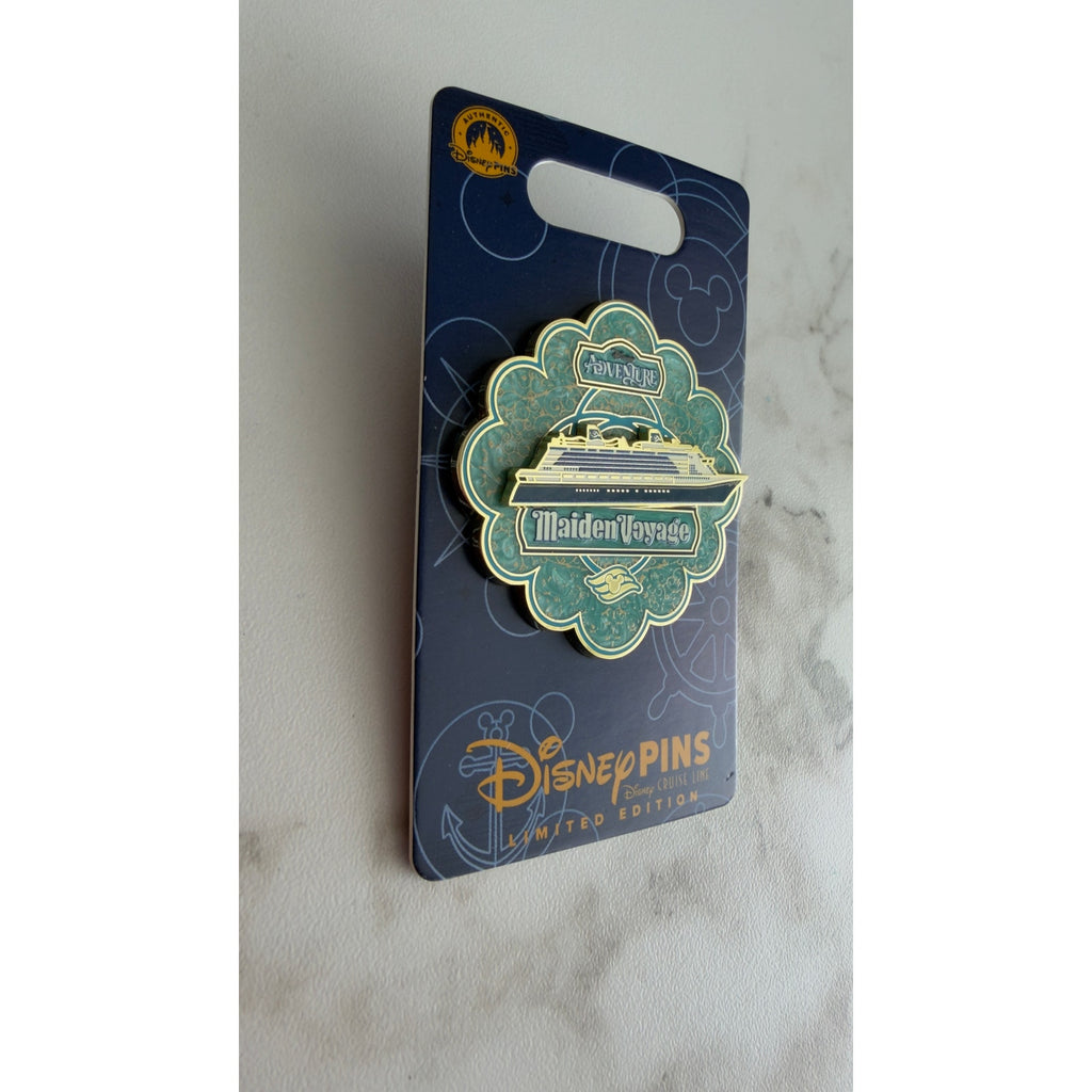 Disney Cruise Line Disney Adventure Ship Maiden Voyage Limited Edition Pin