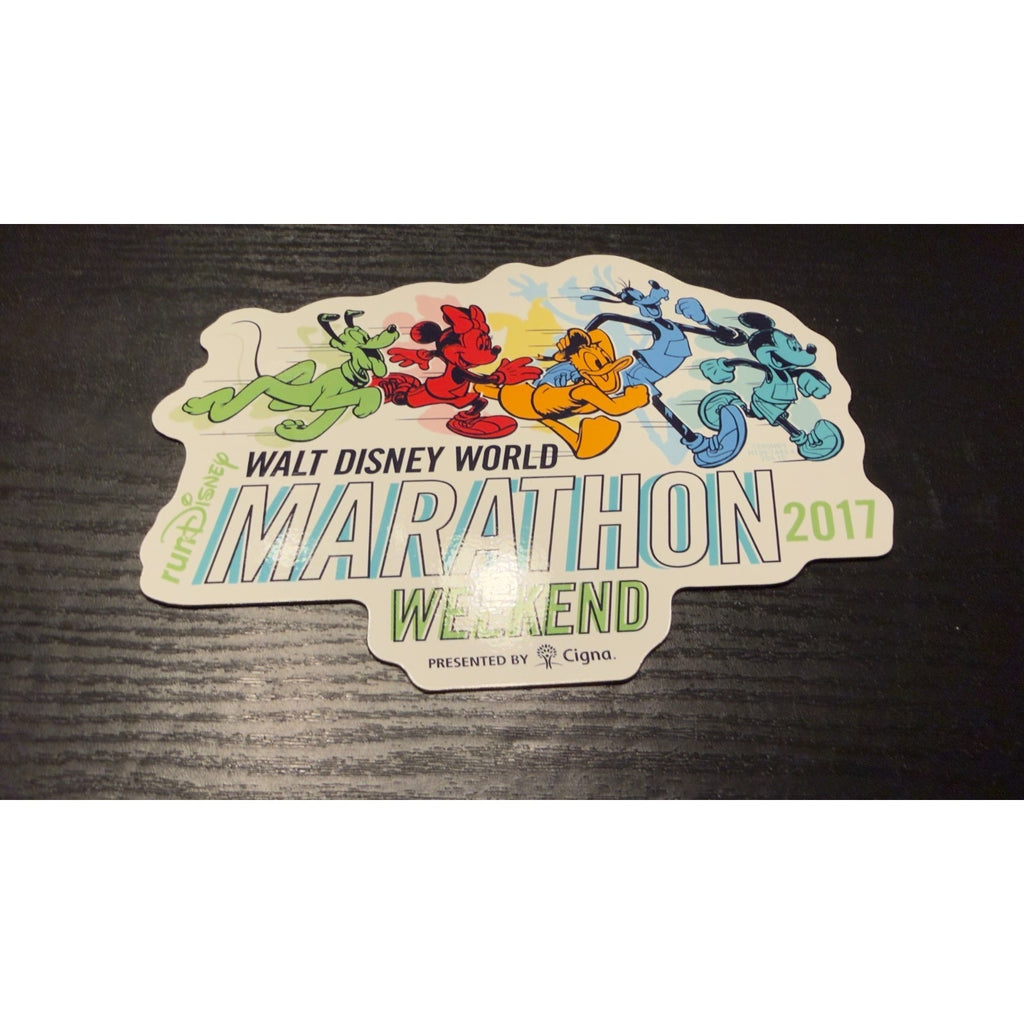 Disney Parks Walt Disney World Marathon Weekend 2017 Car Magnet NWOT