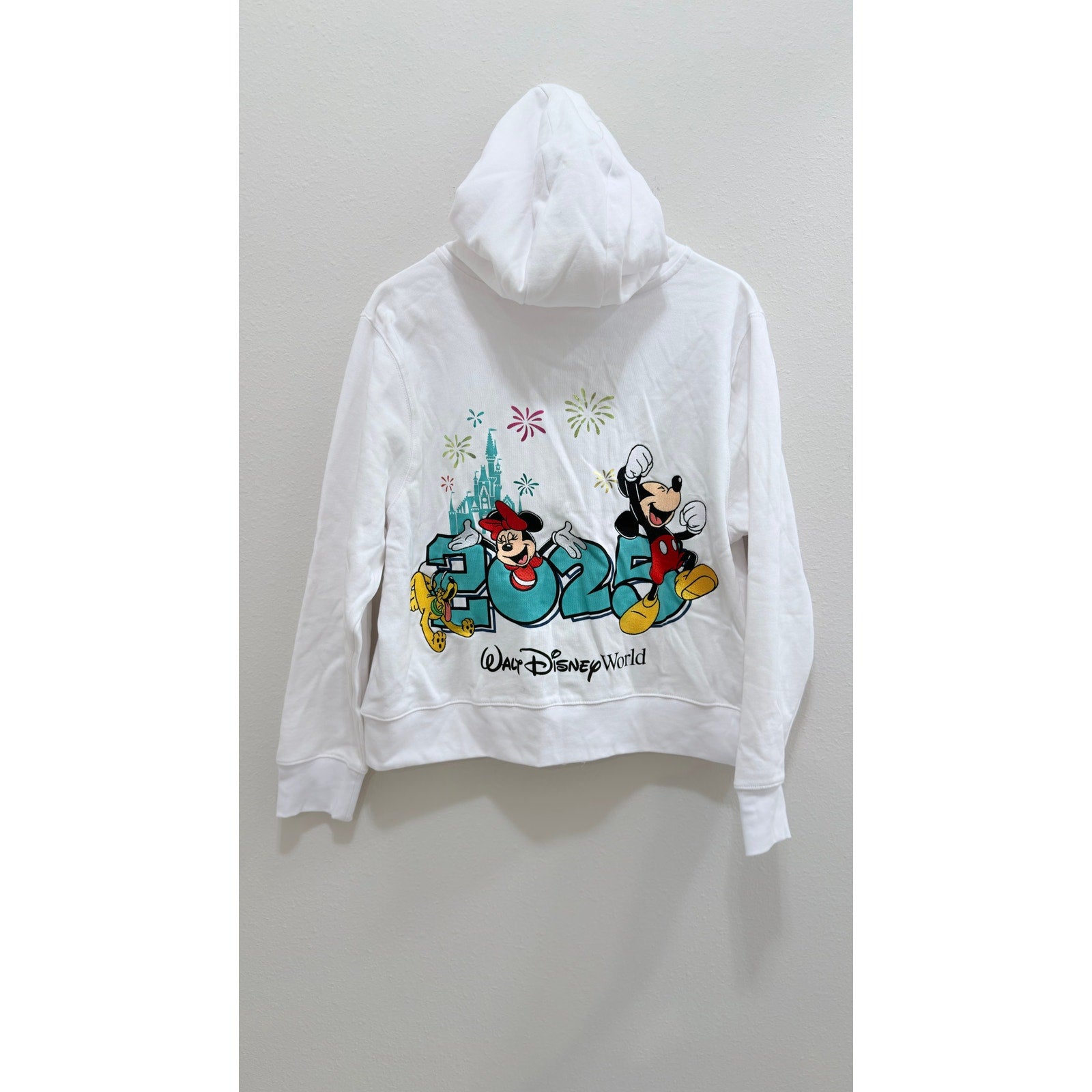 NWT 2025 Walt Disney World Mickey & Friends Zip-Up Hoodie - Women’s Large