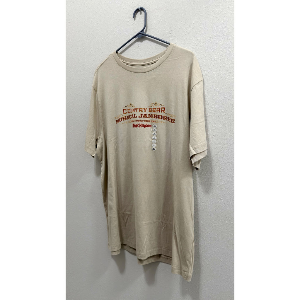 Disney Parks Country Bear Musical Jamboree Magic Kingdom T-Shirt Adult Large NWT