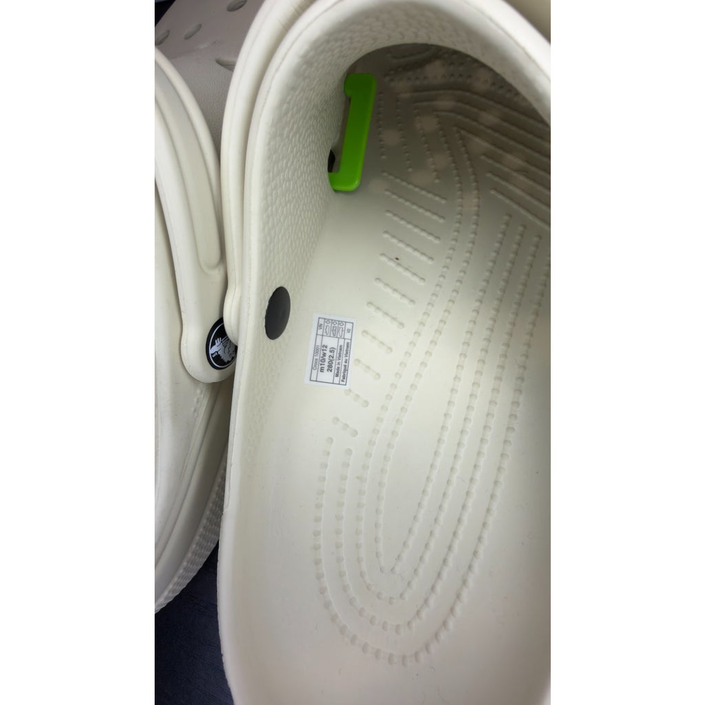 Crocs Classic Clog - Unisex Slip-On (Bone) M10/W12 NWT
