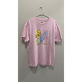 Disney Parks Tinker Bell Cinderella Castle Pink Graphic T-Shirt Large NEW