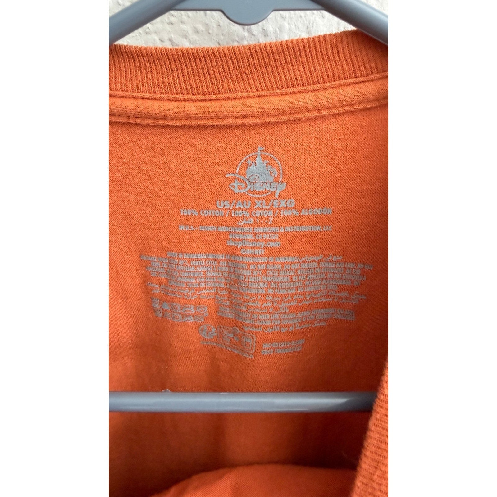 Disney Parks Most Magical Place On Earth Florida Orange Tee - Adult XL