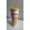 Disney Parks Pizza Planet Alien 20oz Tumbler with Straw NEW