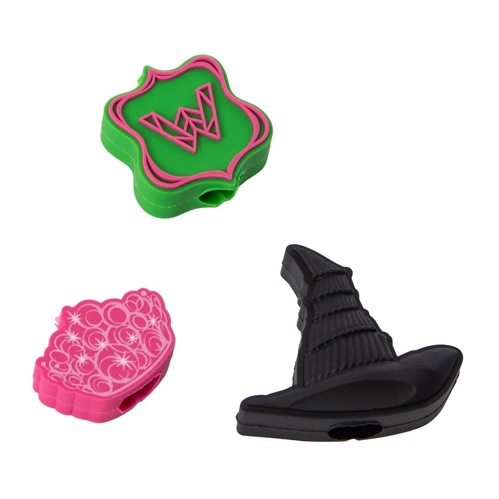 NEW Wicked Cable End Protectors - Witch Hat, Tiara/Crown, 'W' Shield