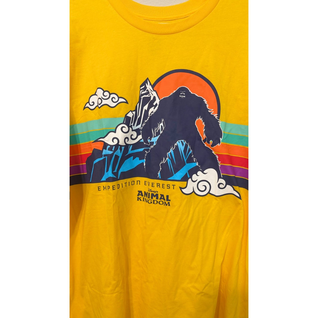 Disney Parks Expedition Everest Yeti Animal Kingdom T-shirt Adult Large NWT