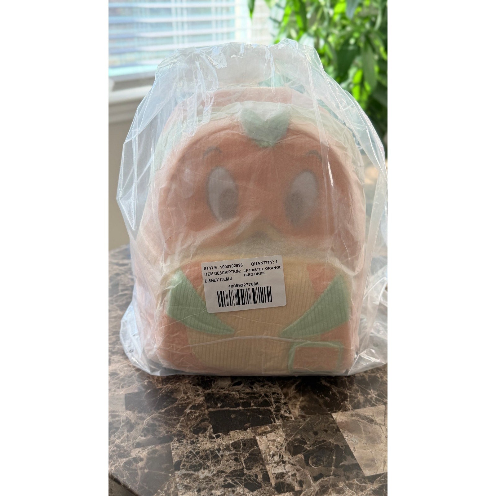 Disney Parks Loungefly Orange Bird Corduroy Backpack NEW