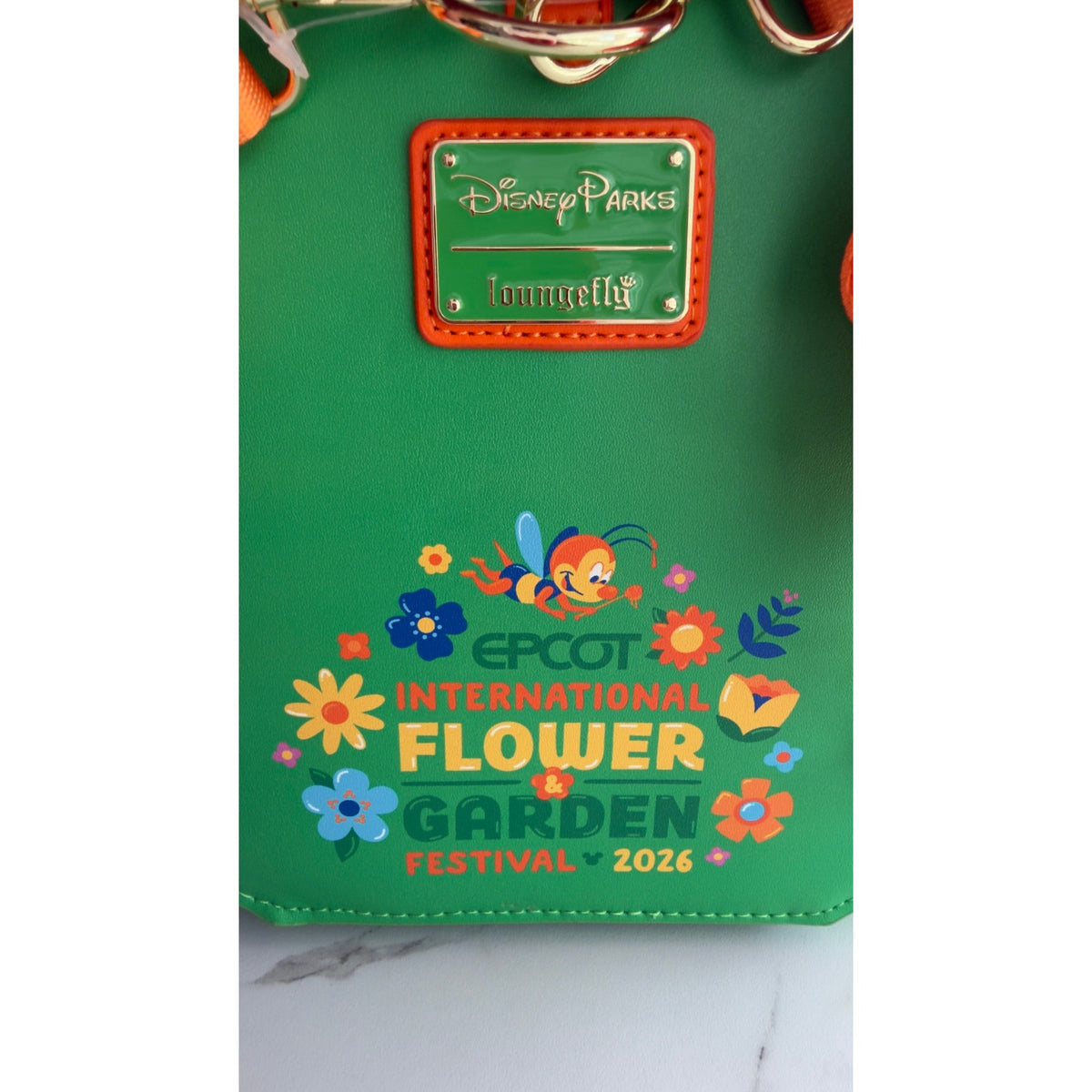Disney Parks Loungefly 2026 Epcot Flower & Garden Convertible Bag NEW