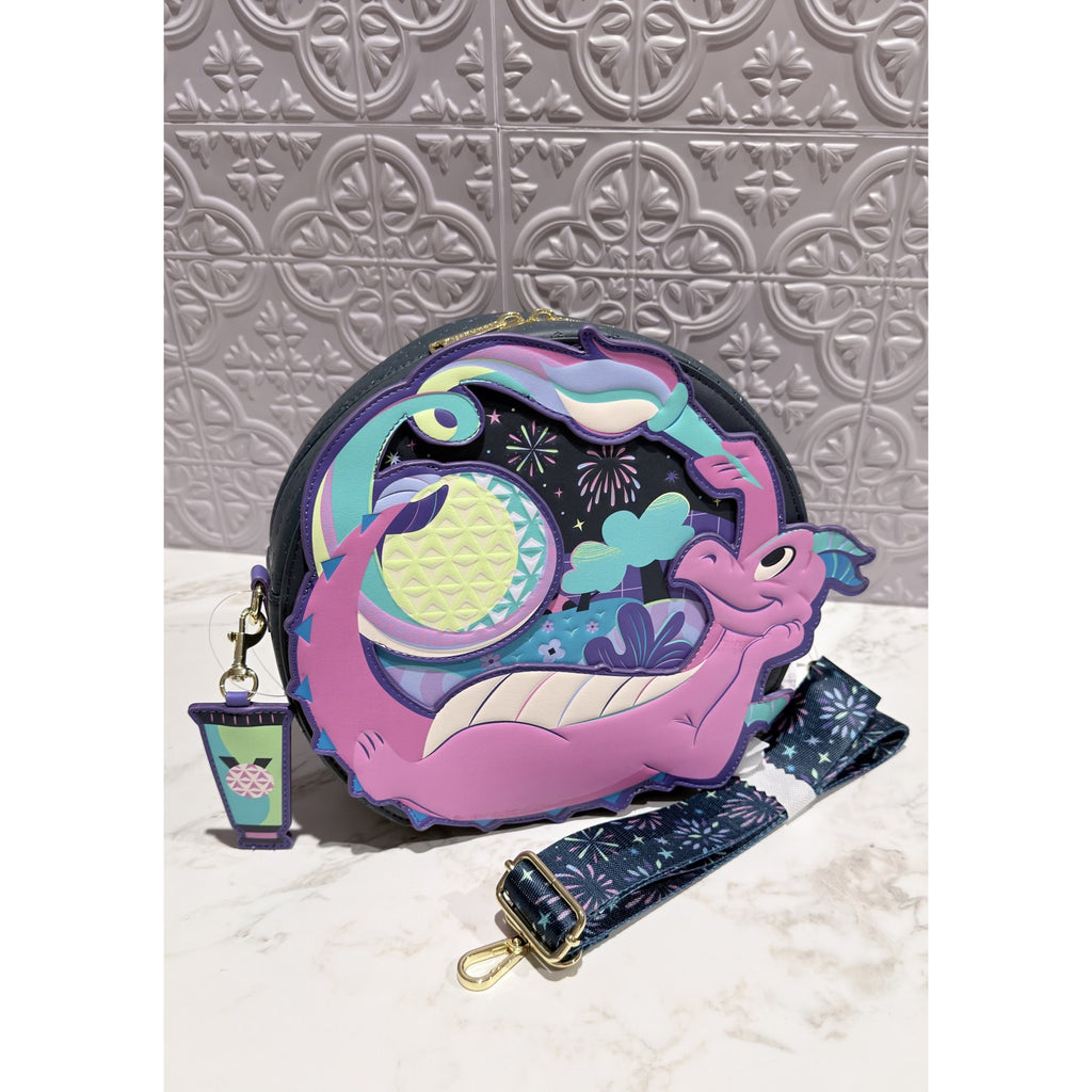 Loungefly Disney Parks Figment EPCOT Festival of the Arts 2026 Bag NWT Crossbody
