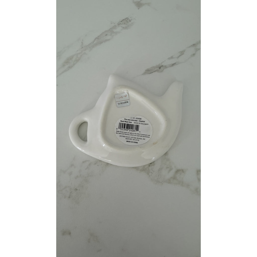 Dolly Parton "Cup of Ambition" Ceramic Teapot Tea Bag Holder