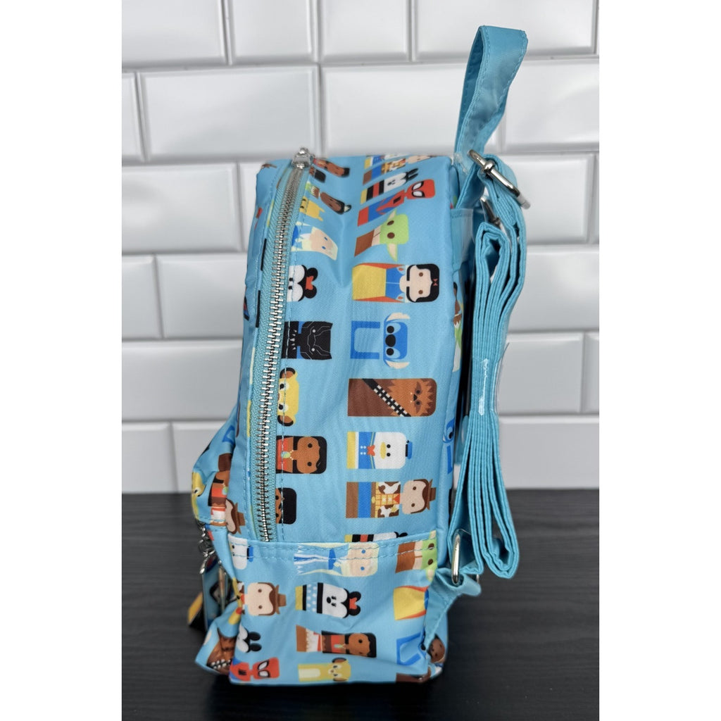Disney Parks Disney100 Celebration Unified Characters Backpack with Charms NWT