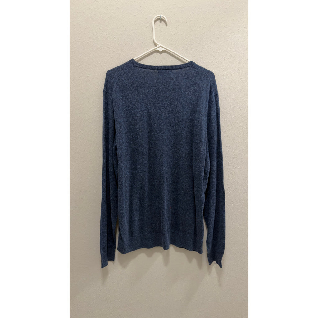 Old Navy Men's Crewneck Pullover Sweater Heathered Blue Size XL