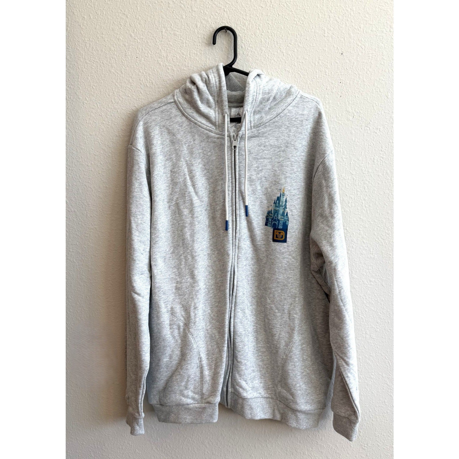 Disney Parks Walt Disney World Icons Four Parks Full Zip Hoodie Large NWT