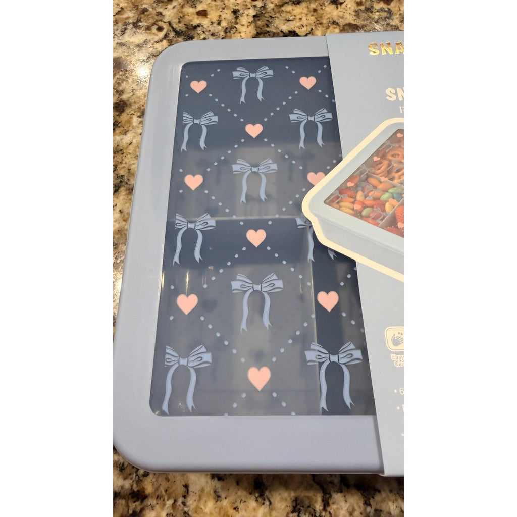 NWT Snack Club "Snackle Box" — Divided Charcuterie & Snack Container