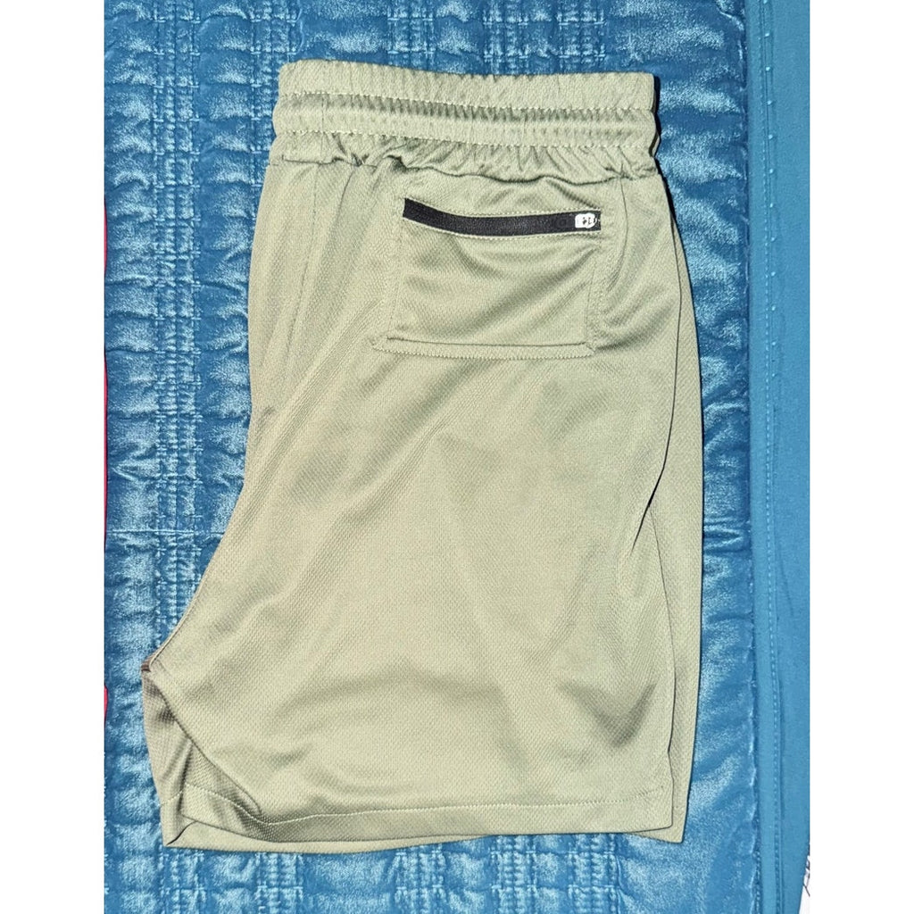 Men’s 5” Gym Workout Athletic Shorts 7 Pack Zipper Pocket & Towel Loop