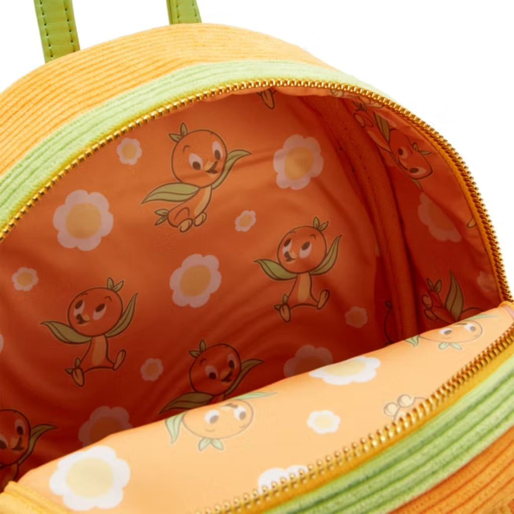 Disney Parks Loungefly Orange Bird Corduroy Backpack NEW